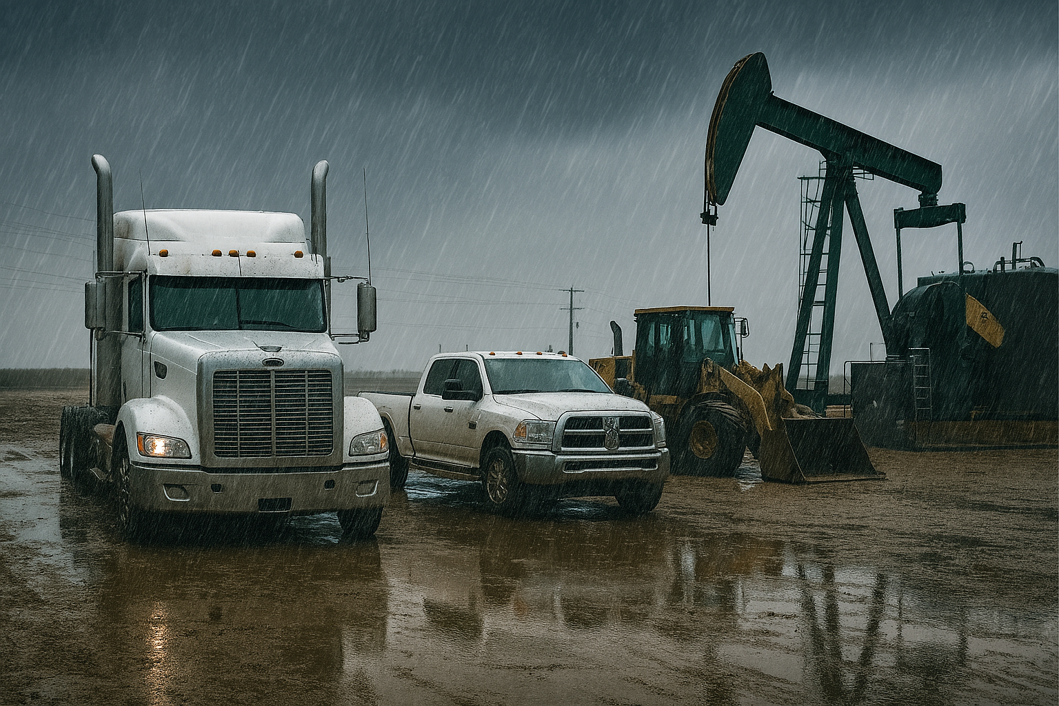 Mikey's Diesel Repair mobile mechanic working on a truck